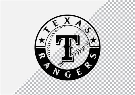 texas ranger logo black